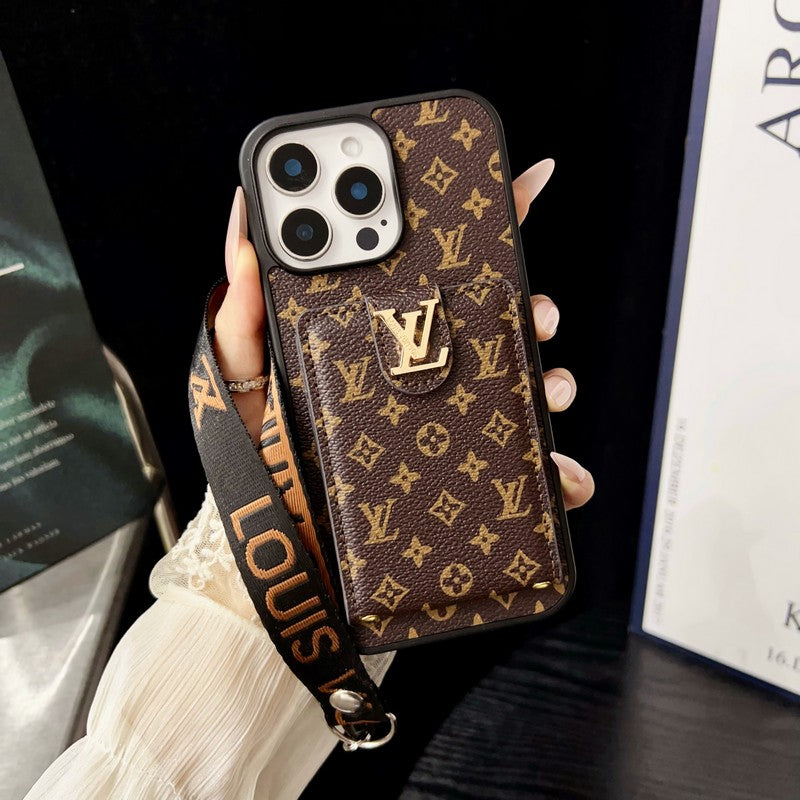 Funda cruzada clásica de color Lou para iPhone