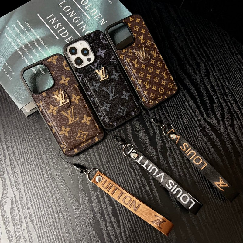 Funda cruzada clásica de color Lou para iPhone