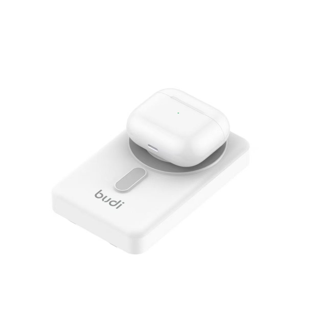 Compact Wireless Charging Power Bank – Fast & Portable for Phones, AirPods & Watches