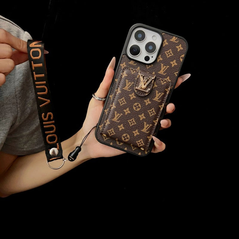 Funda cruzada clásica de color Lou para iPhone