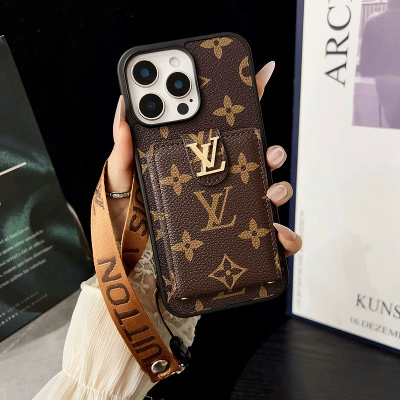 Funda cruzada clásica de color Lou para iPhone