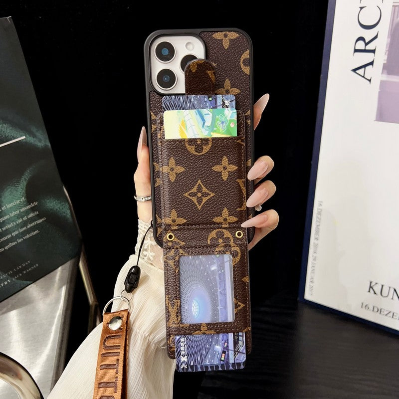 Funda cruzada clásica de color Lou para iPhone