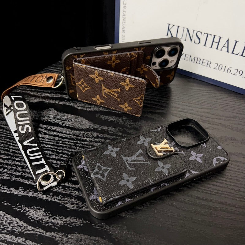 Funda cruzada clásica de color Lou para iPhone