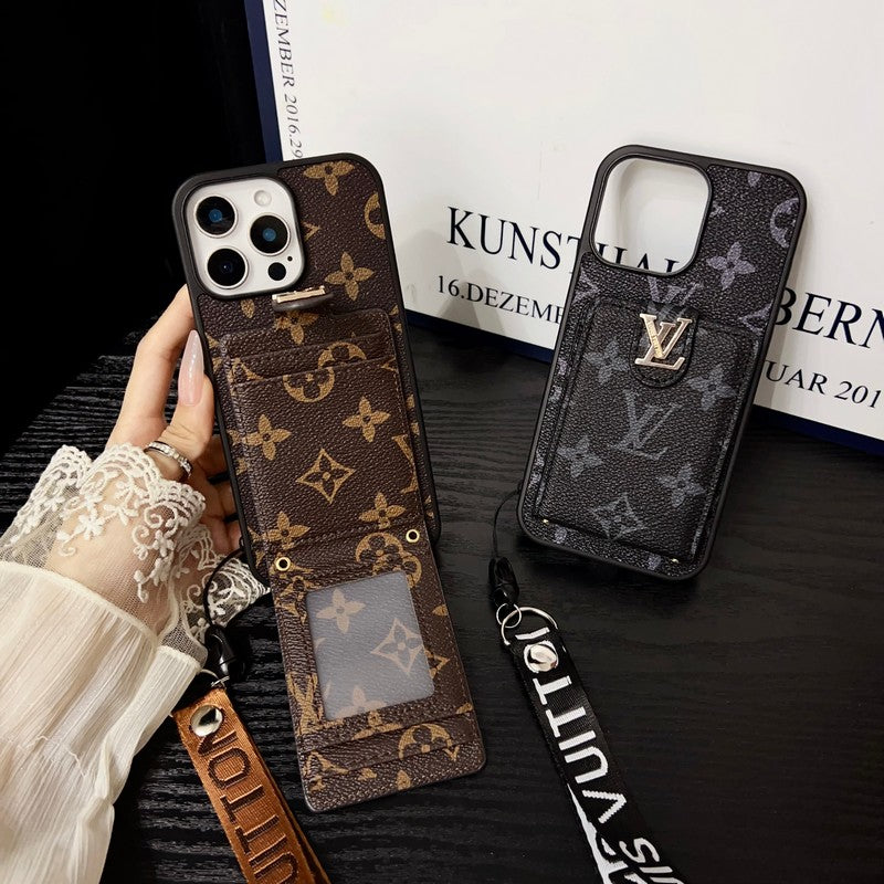 Funda cruzada clásica de color Lou para iPhone
