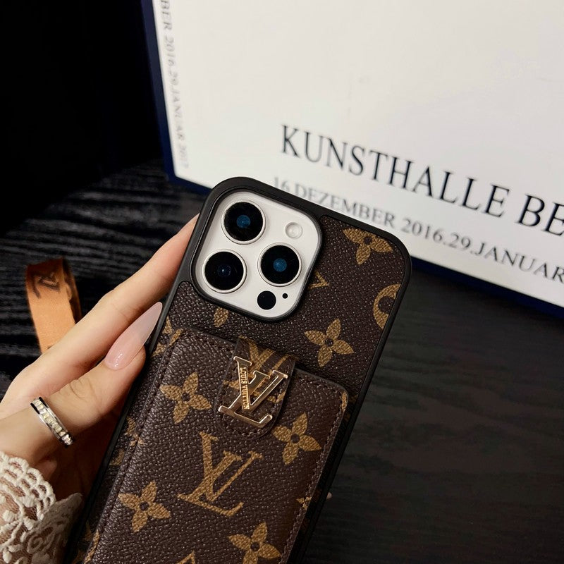 Funda cruzada clásica de color Lou para iPhone
