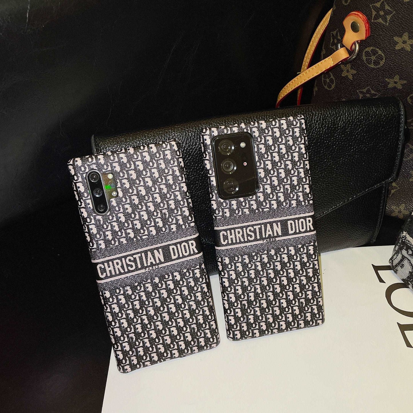 Black Printed Galaxy Case For Samsung
