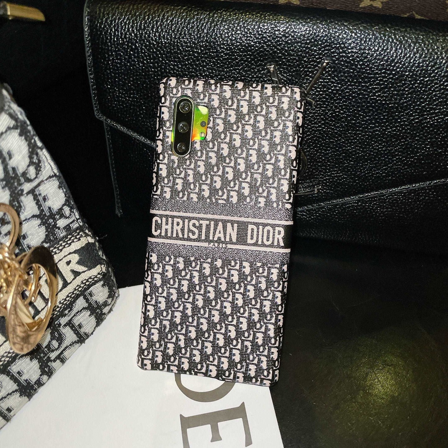 Black Printed Galaxy Case For Samsung