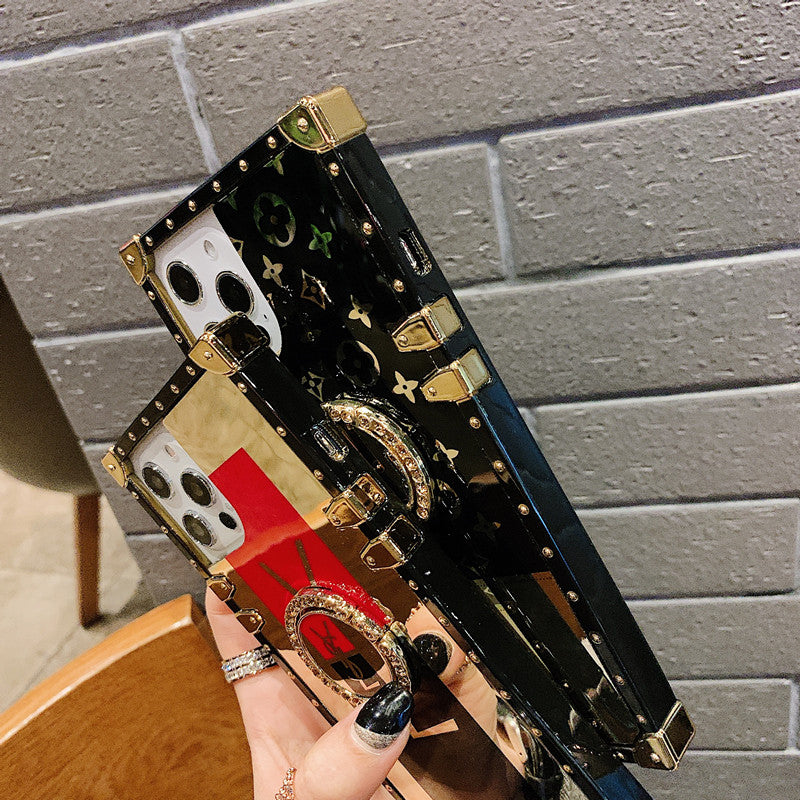 Rhinestone Square Galaxy Case For Samsung