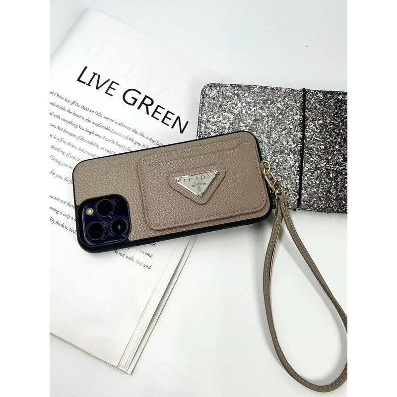 Pra Four Colors Card Bag iPhone Case - Bestocase