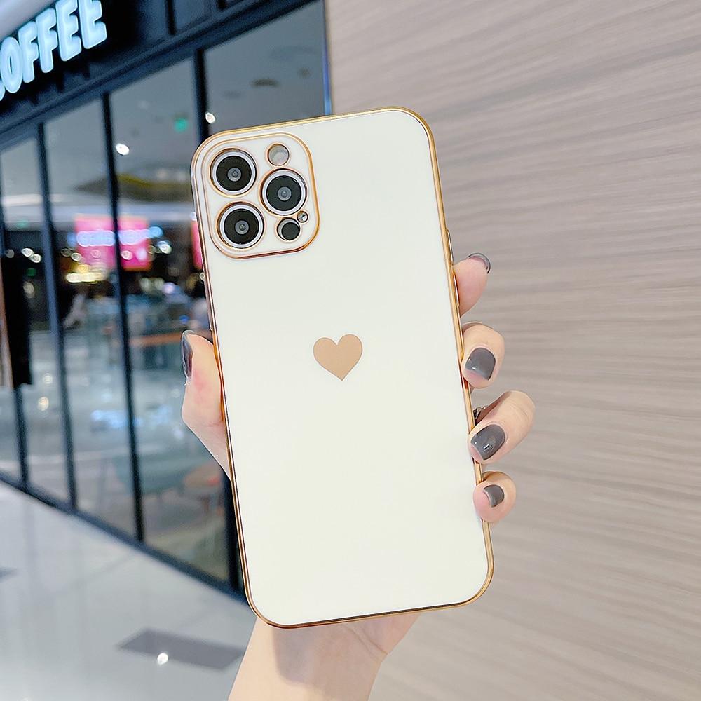 Love Heart Full Cover iPhone Case - Bestocase