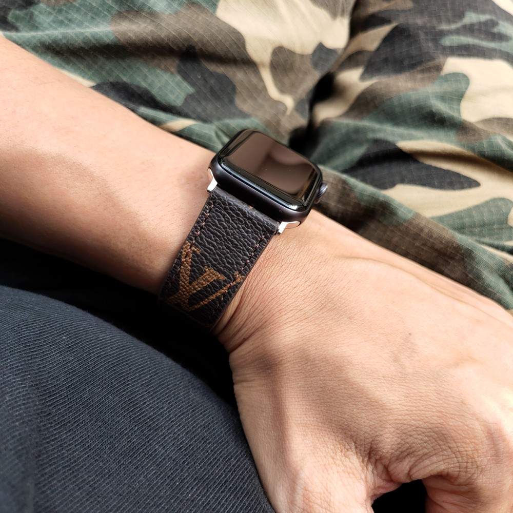 CLASSIC BROWN LUXURY STRAP FOR APPLE WATCH BANDS