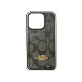 Coach iPhone Case With Card Holder Coffee -KB241416 - Bestocase