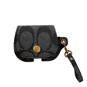 Leather Coach AirPods Pro Case Brown-CC231215 - Bestocase