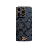 Coach iPhone Case With Card Holder Brown  -KB241651 - Bestocase