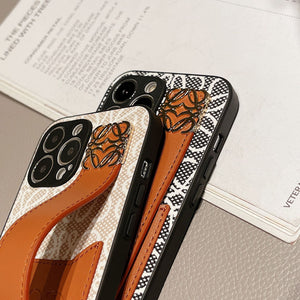 Leather  Loewe iPhone Case Black-HDK231201 mysite