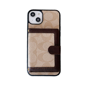 Coach iPhone Case With Wallet And Crossbody Strap Black -XK240402 - Bestocase