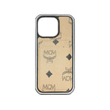 MCM iPhone Case With Card Holder  Yellow-MCK240603 - Bestocase