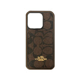 Coach iPhone Case With Card Holder Coffee -KB241416 - Bestocase