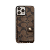 Coach iPhone Case With Wallet And  Strap White -SZK240402 mysite