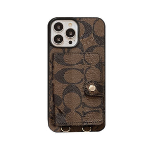 Coach iPhone Case With Wallet And  Strap White -SZK240402 mysite