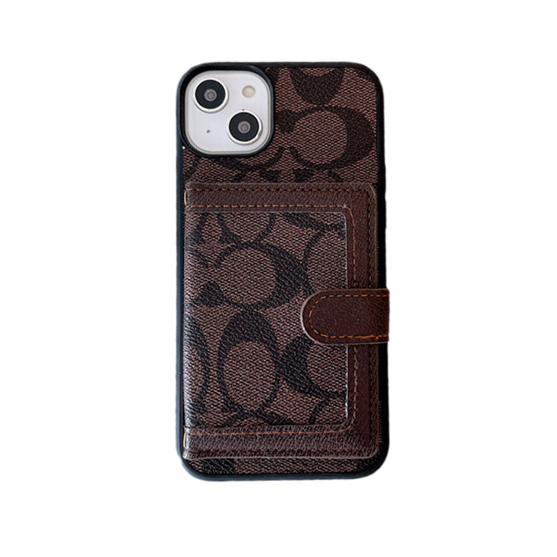 Coach iPhone Case With Wallet And Crossbody Strap White -XK240402 - Bestocase