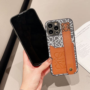 Leather  Loewe iPhone Case Black-HDK231201 mysite
