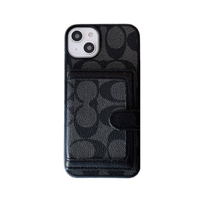 Coach iPhone Case With Wallet And Crossbody Strap White -XK240402 - Bestocase