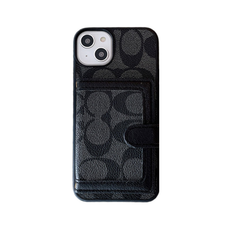 Coach iPhone Case With Wallet And Crossbody Strap White -XK240402 - Bestocase