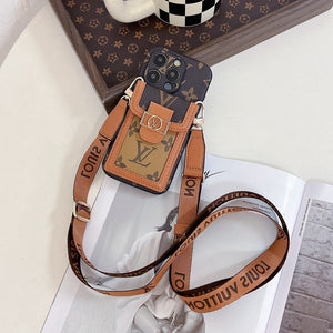 Lou Card Holder Crossbody iPhone Case - Bestocase