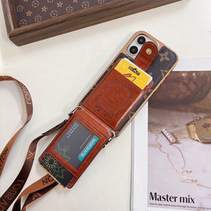Lou Gold Cover Crossbody iPhone Case - Bestocase