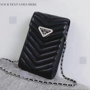Black Bling Design Phone Bag mysite