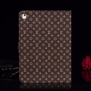Elegant Monogram Canvas Flip Cover Apple iPad Protective Leather Case - Bestocase