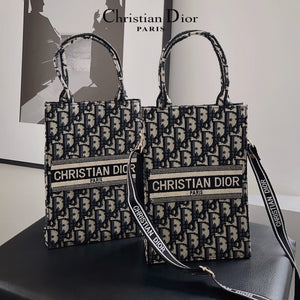 Classic Tote Bag With Crossbody Strap - Bestocase