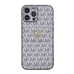 MK Card Bag Gold iPhone Case - Bestocase