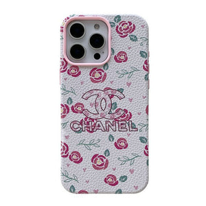 CC Flower Leather iPhone Case - Bestocase