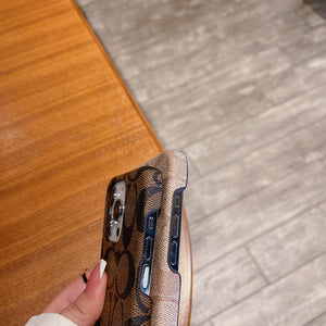 Classic Coach iPhone Case Coffee -JDK241426 - Bestocase