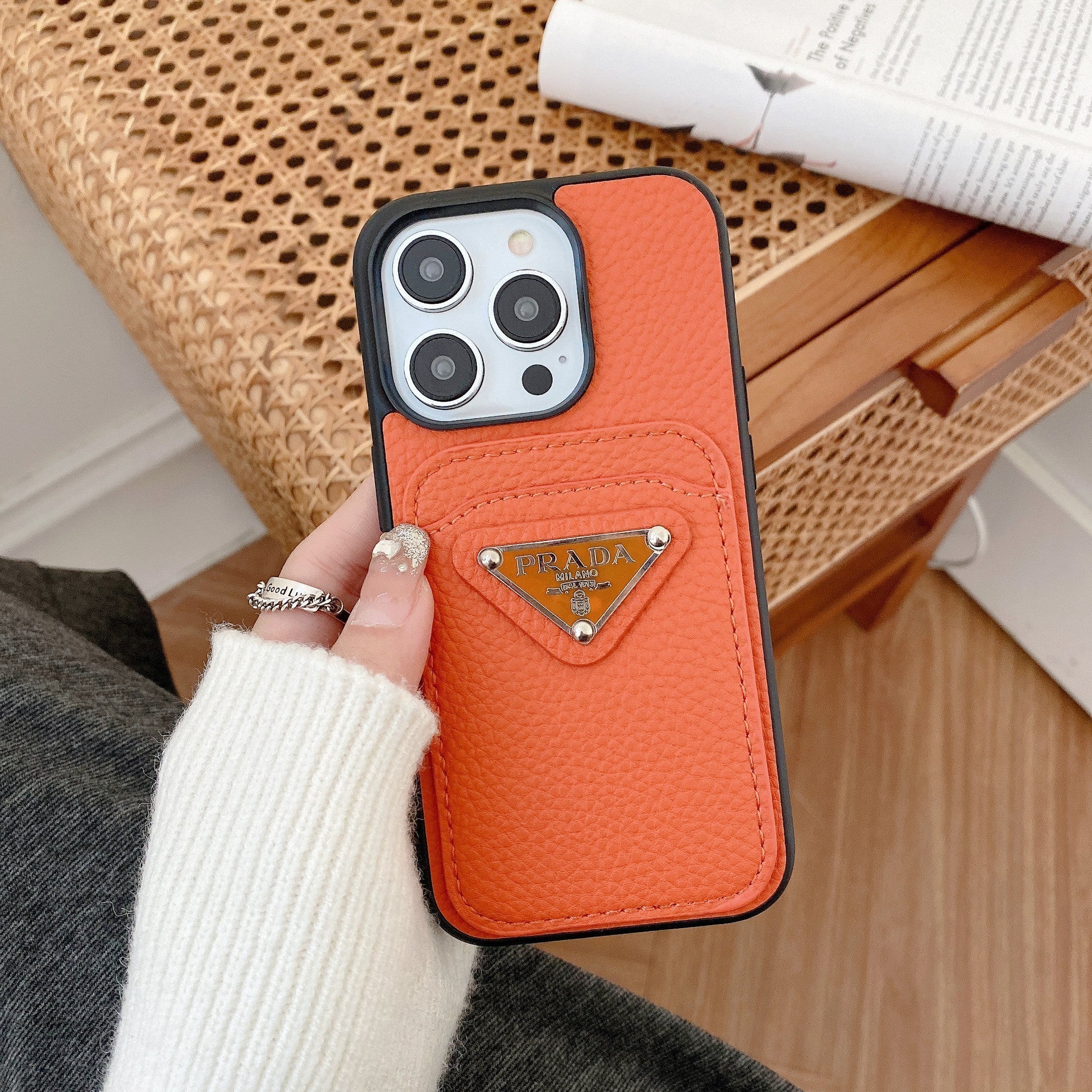Pra Card Holder Color iPhone Case - Bestocase