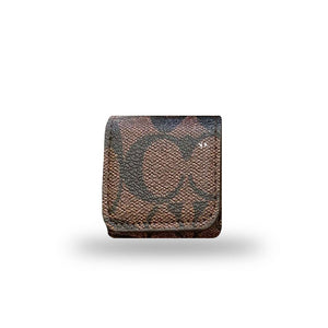 Luxury Coach AirPods Cases Dark brown-YH240425 - Bestocase