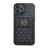 MK Card Bag Gold iPhone Case - Bestocase