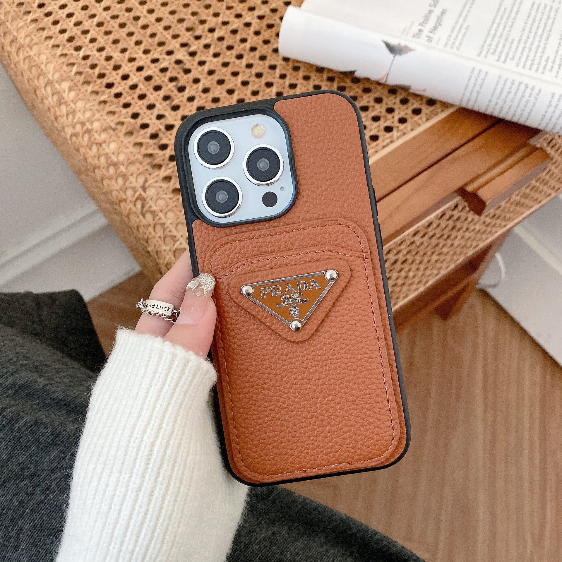 Pra Card Holder Color iPhone Case - Bestocase