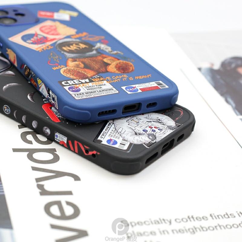 Blue Astronaut Bear iPhone Case - Bestocase