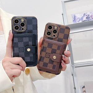Lou Classic Color Card Bag iPhone Case - Bestocase