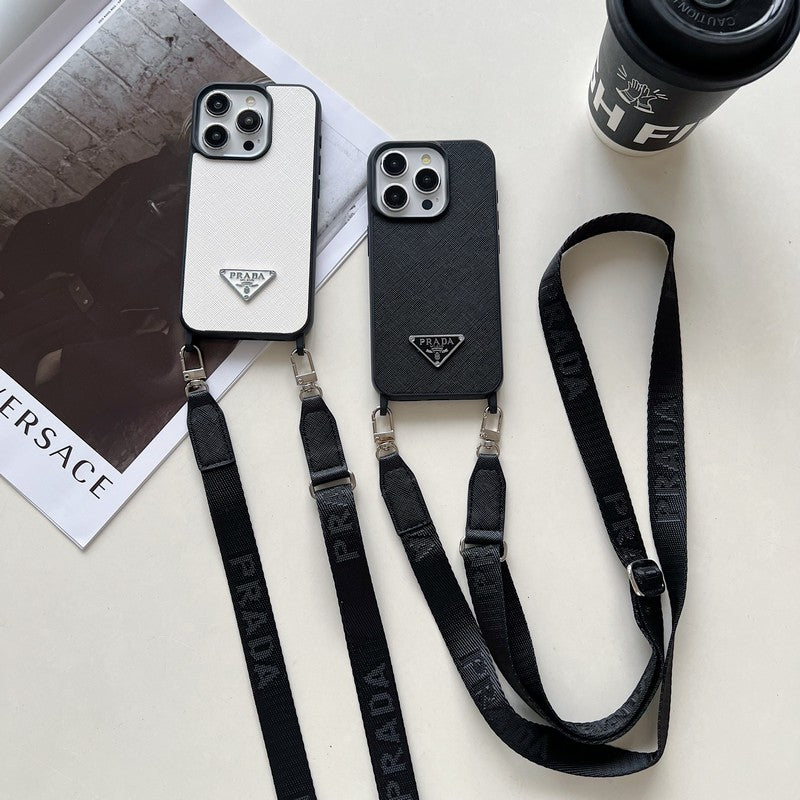 Pra Crossbody Leather iPhone Case - Bestocase