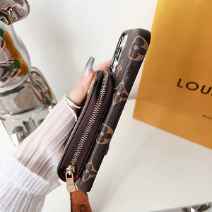 Lou GG Card Holder Chain iPhone Case - Bestocase