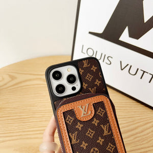 Lou GG Card Holder Chain iPhone Case - Bestocase