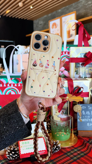 Feather-light Cozy: Chic Cookie-Inspired iPhone Case for Trendsetters - Bestocase