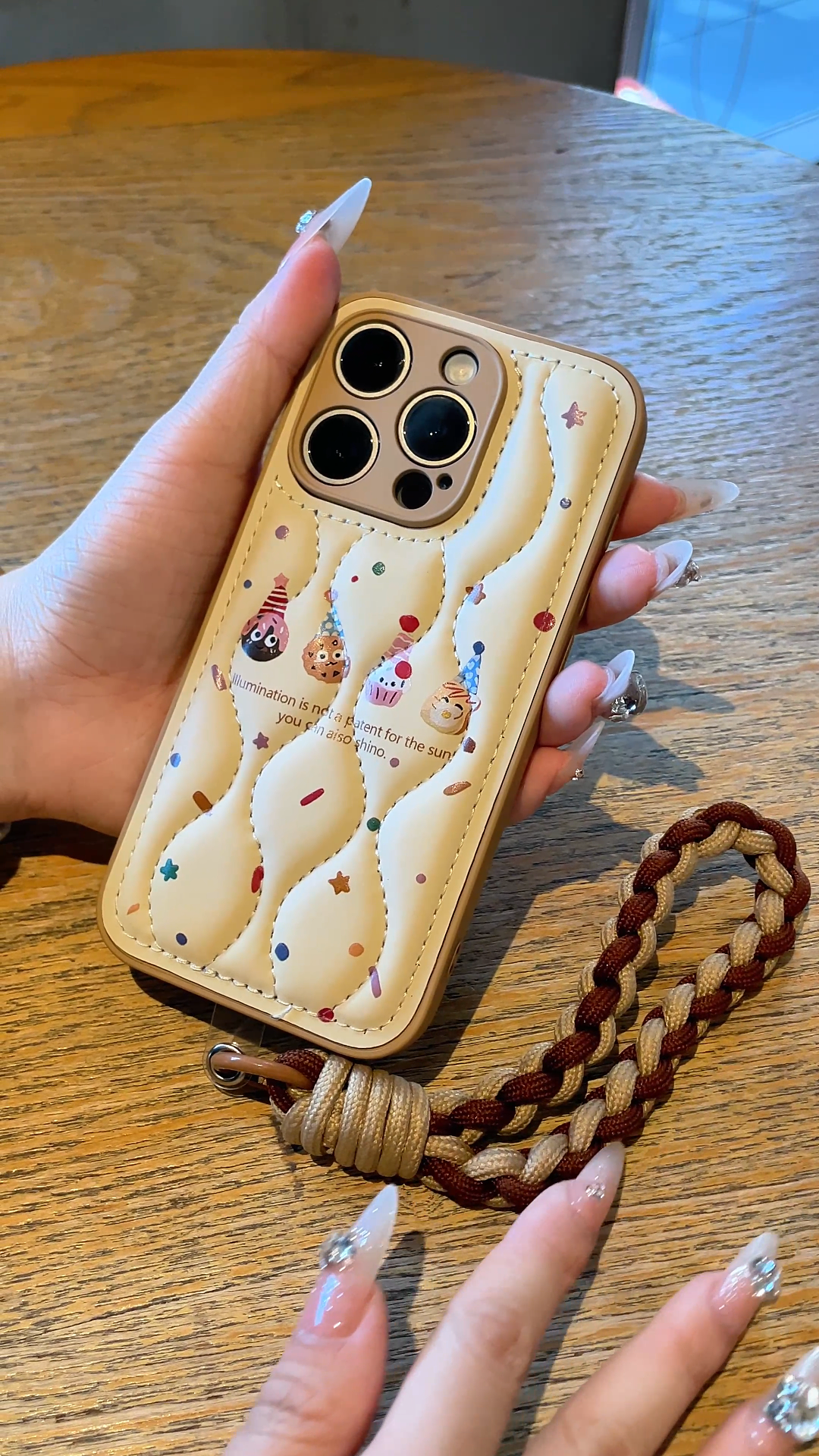Feather-light Cozy: Chic Cookie-Inspired iPhone Case for Trendsetters - Bestocase