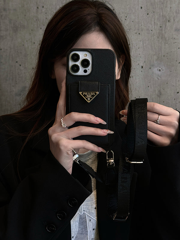 Pra Crossbody Leather iPhone Case - Bestocase