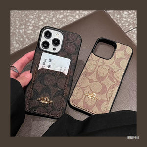 Coa Card Bag Leather iPhone Case - Bestocase