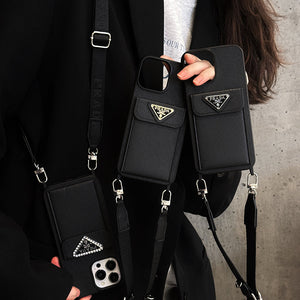 Pra Crossbody Leather iPhone Case - Bestocase